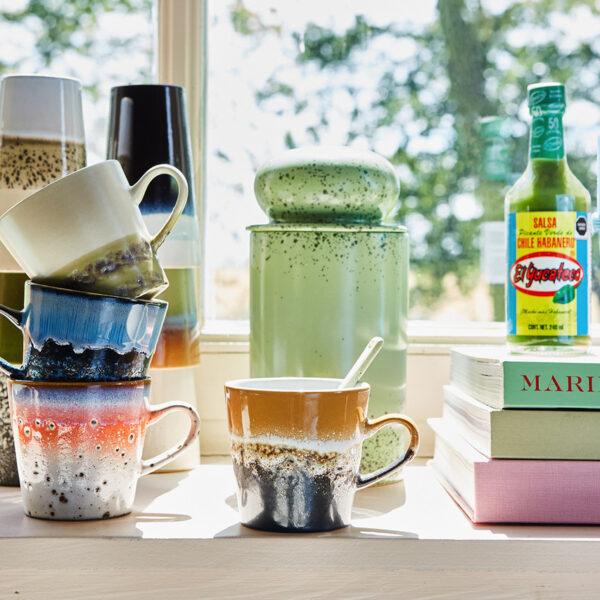 Love Frankie Collection of 70's Inspired Stoneware Ceramics