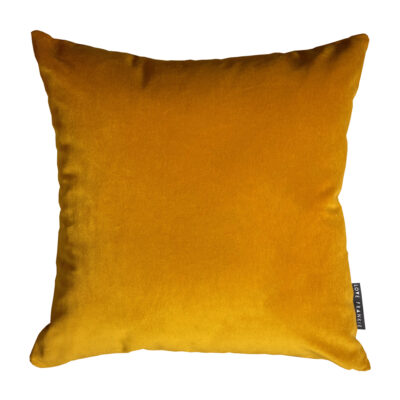 love frankie butterscotch velvet cushion