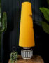 Love Frankie butterscotch velvet cone lampshade