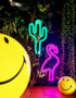 Love Frankie flamingo neon light