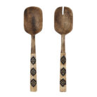 Mango Wood Salad Servers Set