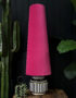 Love Frankie raspberry velvet cone lampshade