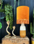 love frankie 70s ceramic lamp in tan and bone
