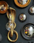Love Frankie gold snake wall light
