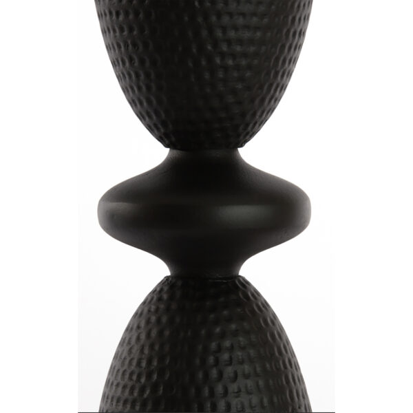 love frankie black hammered lamp base small
