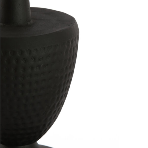 love frankie black hammered lamp base small
