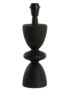 Medium 70's Inspired Hammered Metal Base in Black