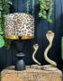 love frankie black hammered lamp base small