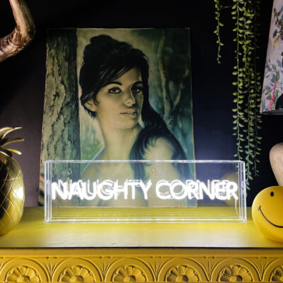 Love Frankie naughty corner neon light