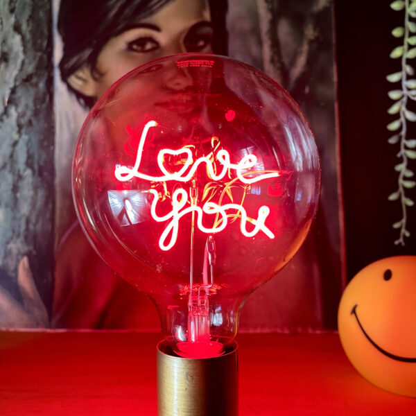 ES27 Decorative LED Light Bulb - Love You