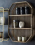 Rectangular Boho Rattan Shelf