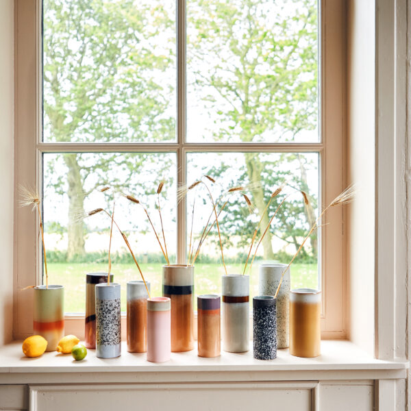 70s Inspired Ceramic Vases