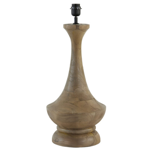 Bell Bottom Wooden Lamp Base