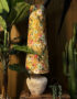 Hazy Meadow Velvet Oversized Cone Lampshades in Honey