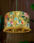 Love Frankie Woodstock lampshade honey gold lining