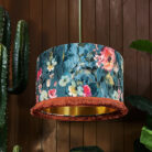 Love Frankie Woodstock lampshade fly catcher gold lining