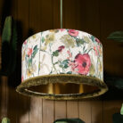 Love Frankie Woodstock Lampshade gold lining salt