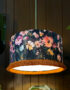 Love Frankie Woodstock lampshade plum no lining