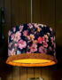 Love Frankie Woodstock lampshade plum pumpkin lining