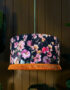Love Frankie Woodstock lampshade plum pumpkin lining
