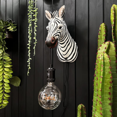 love frankie zebra wall light