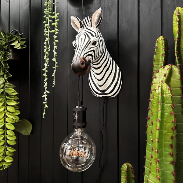 love frankie zebra wall light