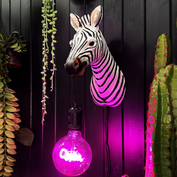 love frankie zebra wall light