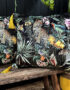 love Frankie fools paradise velvet cushion with yellow tassels