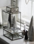 Love Frankie antique brass and glass box