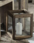 Love Frankie recycled wooden box with glass