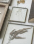 Love Frankie antique brass and glass picture frame