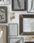 Love Frankie antique brass and glass picture frame