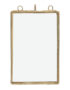 Love Frankie antique brass and glass picture frame
