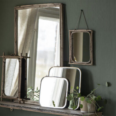 Love Frankie bamboo mirror