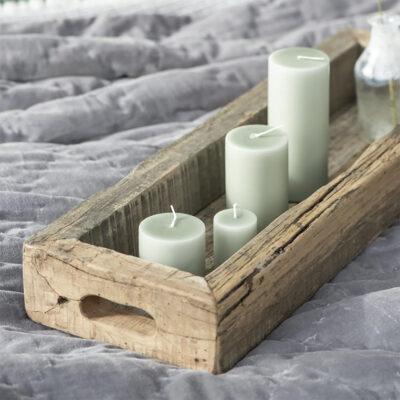 Love Frankie recycled wooden box with end handles