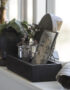 Love Frankie recycled wooden box with metal brackets
