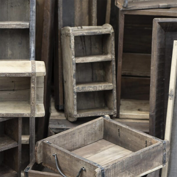 Love Frankie recycled wooden brick mould 3 compartments