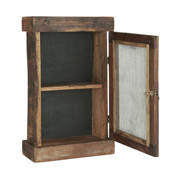 Love Frankie recycled wood cabinet with mesh door