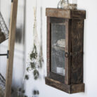 Love Frankie recycled wood cabinet with mesh door