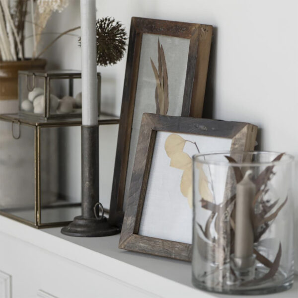 Love Frankie recycled wood picture frame