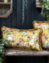 Hazy Meadow Cushion In Honey with Gold Fringe - Bolster