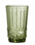 Decorative Green Glass Tumbler