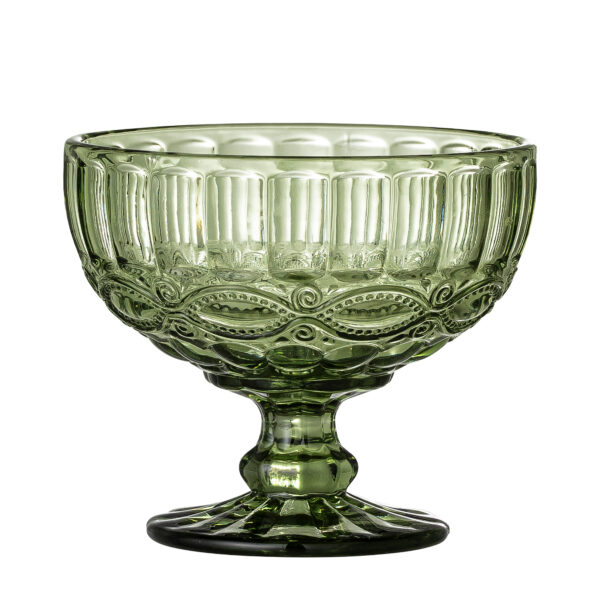 Decorative Green Glass Bowl