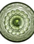 Decorative Green Glass Bowl - Top