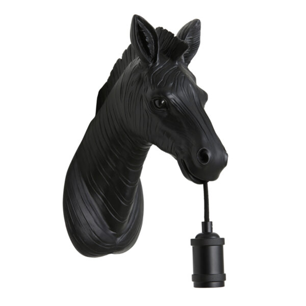 Love Frankie black beauty horse wall light
