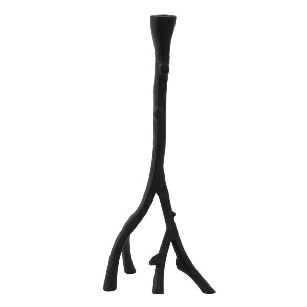 Black Twig Candle Holder - Large