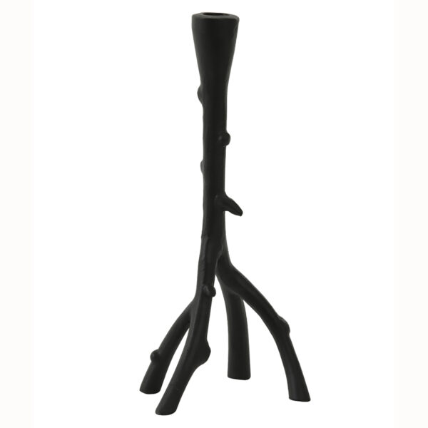 Black Twig Candle Holder - Small