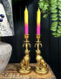 Love Frankie gold palm leopard candle holder