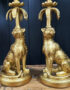Love Frankie gold leopard candle holder