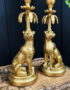 Love Frankie gold leopard candle holder